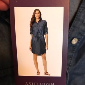 Cinch Waist Demin Dress